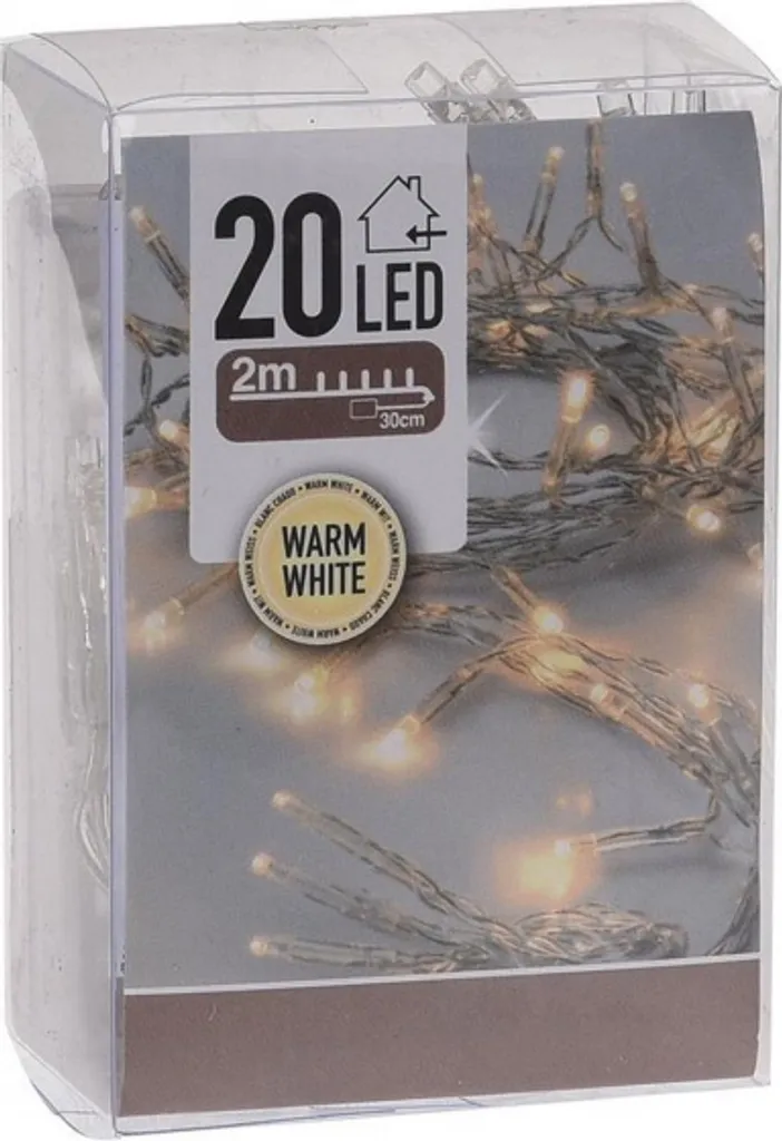 Luci d'Atmosfera 20 LED 2m - Catena a Batteria per Home Staging