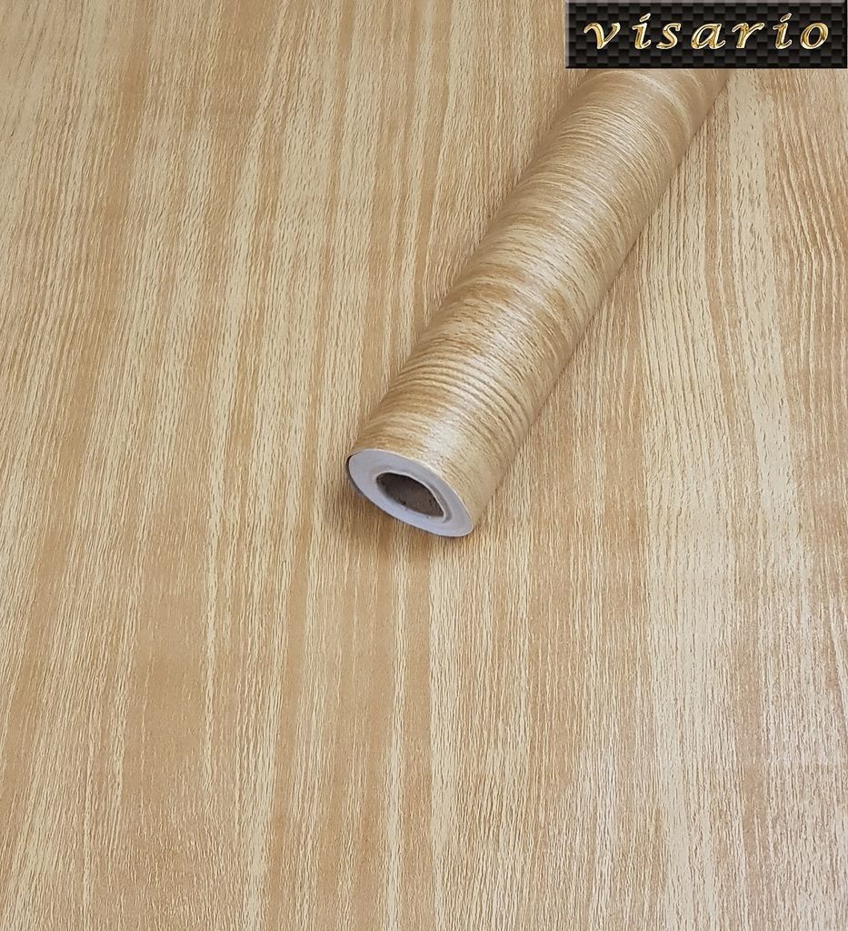 Folie selbstklebend Holz Dekor hell 10 m x 45 cm 3025 Dekorationsfolie