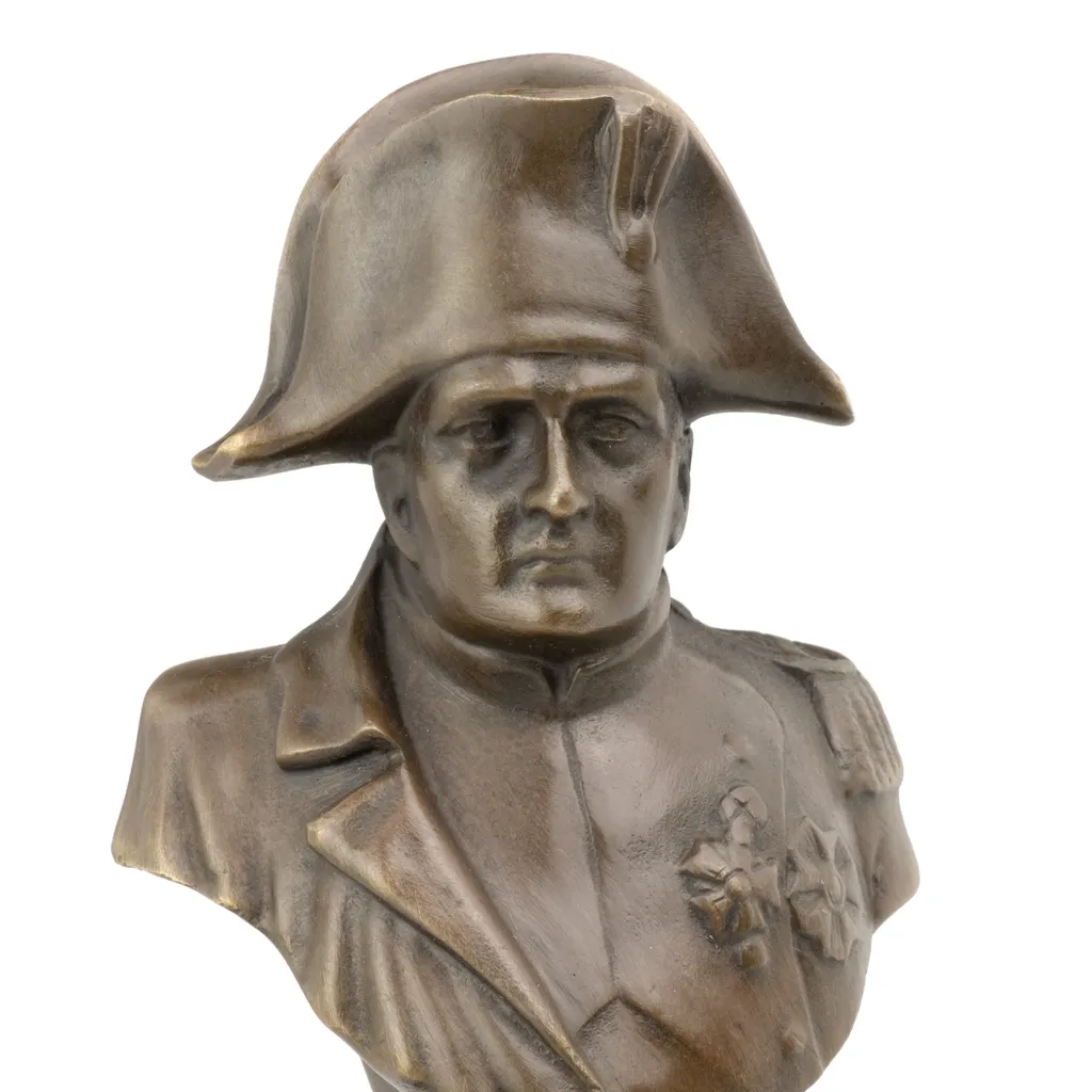 Moritz Buste Napoléon en Bronze Véritable - Statue Historique de 20 cm - 7