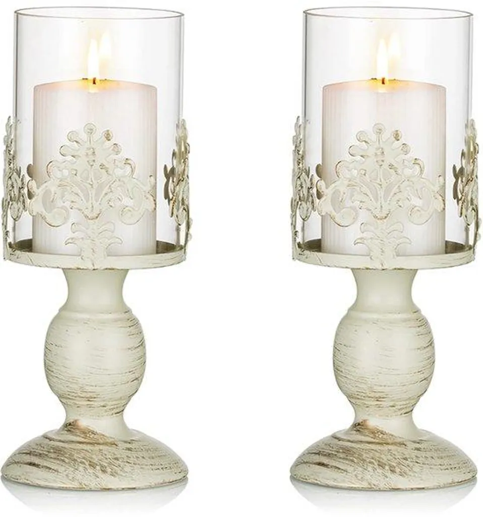 Bougie romantique fer avec capuchon anti-fumée pour décoration propre