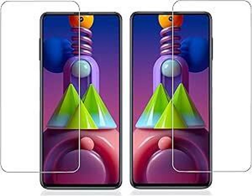 ino 2x Schutzglas kompatibel mit Samsung Galaxy M51 Panzerglas Panzerfolie Displayschutzglas Schutz Glasfolie Displayglas 9H
