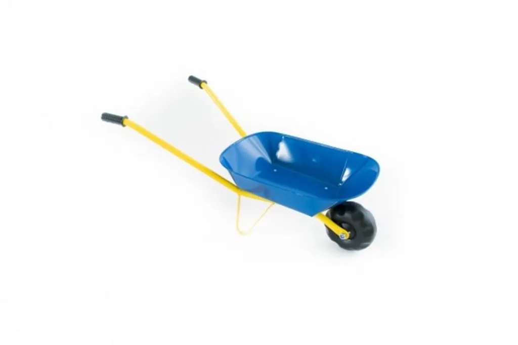 Roue métallique bleue 75x30x40cm en sac : finie la manutention difficile