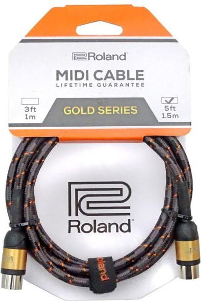 Roland RMIDI-G5 1,5m MIDI-Kabel Gold Serie