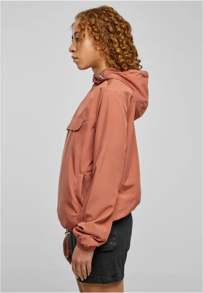 Coupe-vent Urban Classics Ladies Basic Pull Over Jacket terracotta 4XL - 2