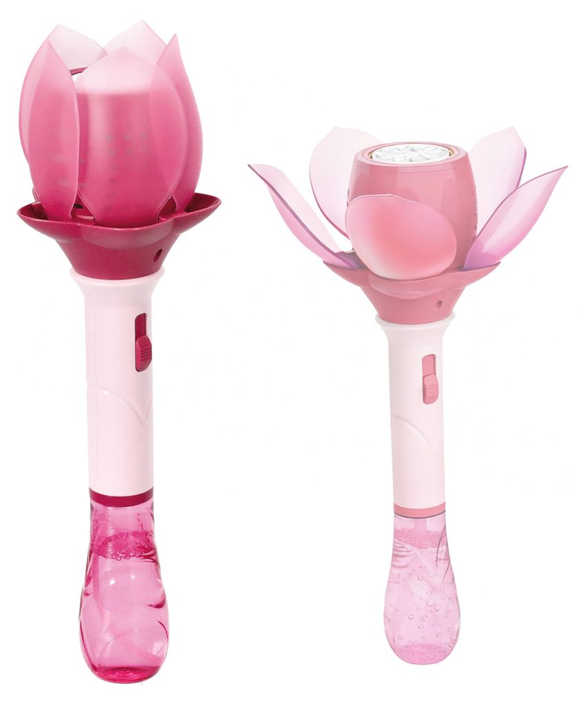Seifenblasen Lotusblume pink 10x33cm Kunststoff 115ml Produktbild 