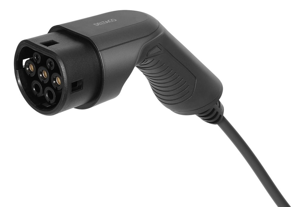 DELTACO e-Charge, Kabeltyp 2 - Typ 2, 1-phasig, 16A, 10M Produktbild 3