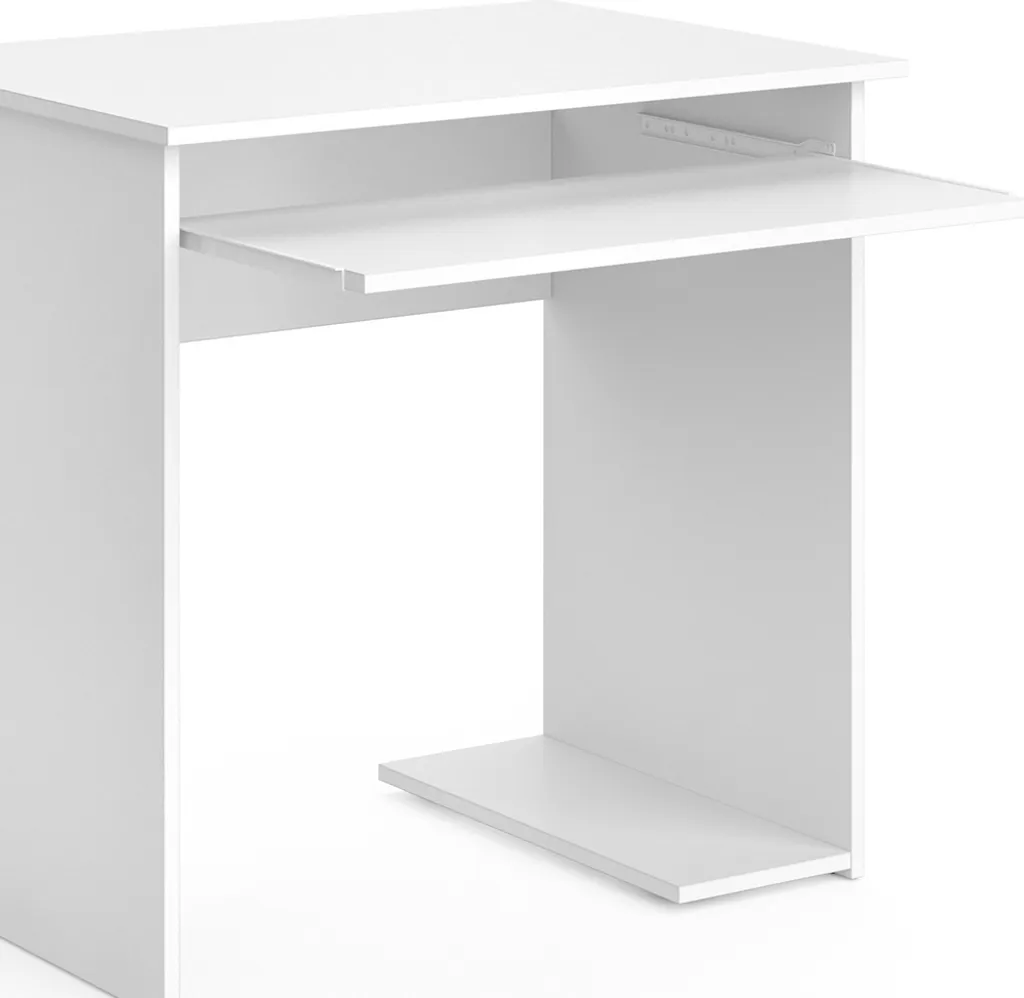 Bureau Vicco Nick Blanc 80x58cm - Modèle 34422 pour Petit Espace