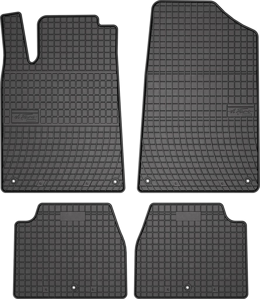 FROGUM Gummimatten Autofussmatten für Peugeot 607 1999-2010
