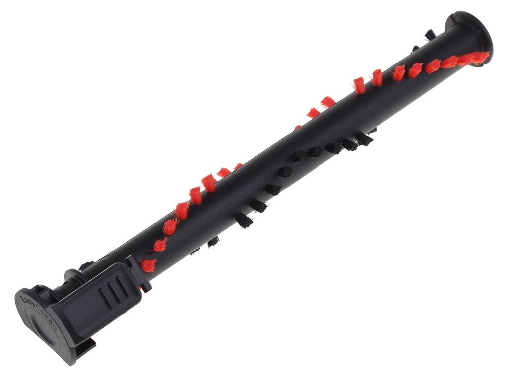 A vacuum cleaner brush roll is shown against a white background.