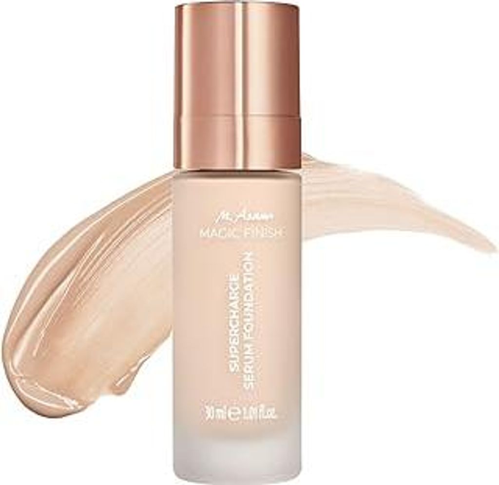 M. Asam MAGIC FINISH Supercharge Serum Foundation Soft Ivory (30 ml) – Feuchtigkeit spendende Foundation & straffendes Gesichtsserum in Einem, An...