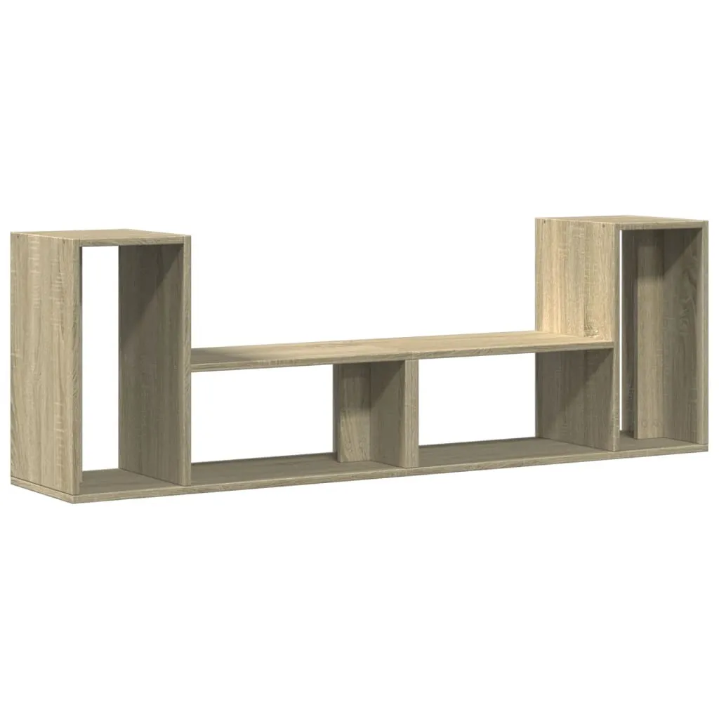 SYFAX Mobili TV Rovere Sonoma 75x30x50 cm | Set 2 Pezzi Multistrato
