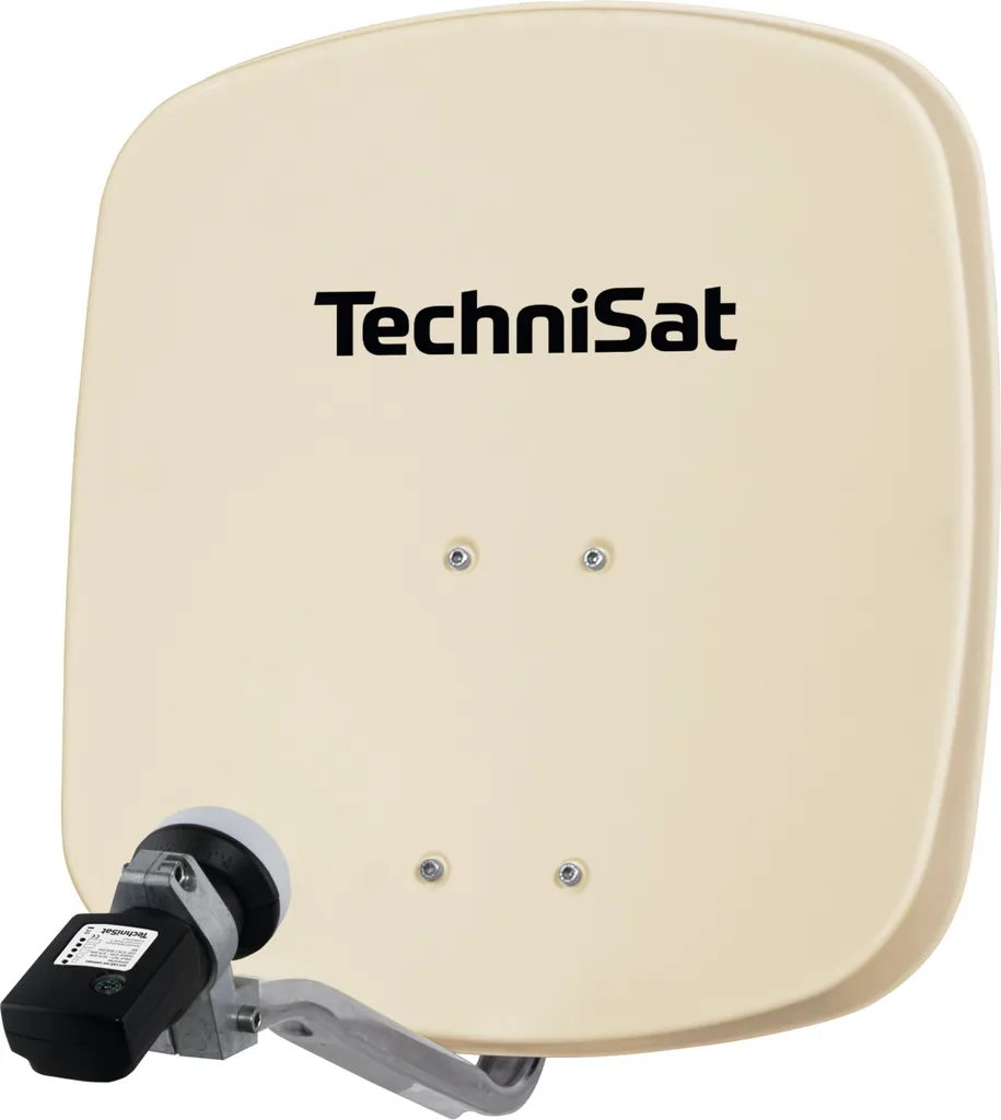 Parabole Satellite 45 cm Technisat DigiDish en Aluminium et LNB Beige