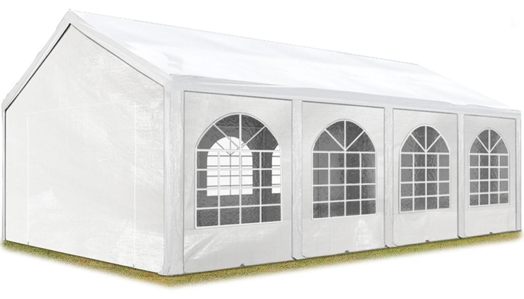 TOOLPORT Hochwertiges Partyzelt 3x9 m Pavillon Zelt PE Produktbild 