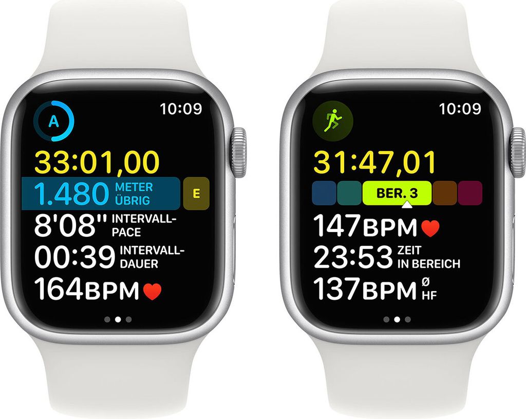Apple Watch Series 8 41mm (A2773) Silver Alu Sport Band Produktbild 6