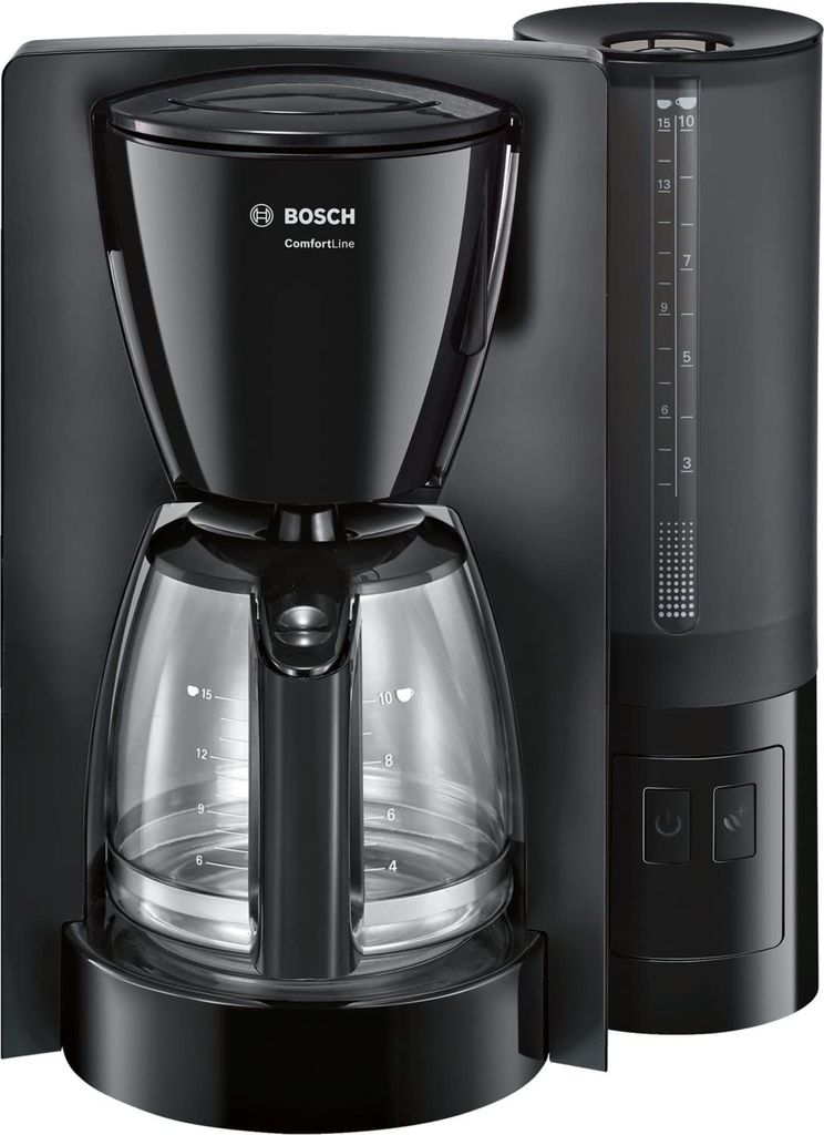 Bosch TKA6A043 ComfortLine Filterkaffeemaschine schwarz 1200 Watt 10/15 Tassen 