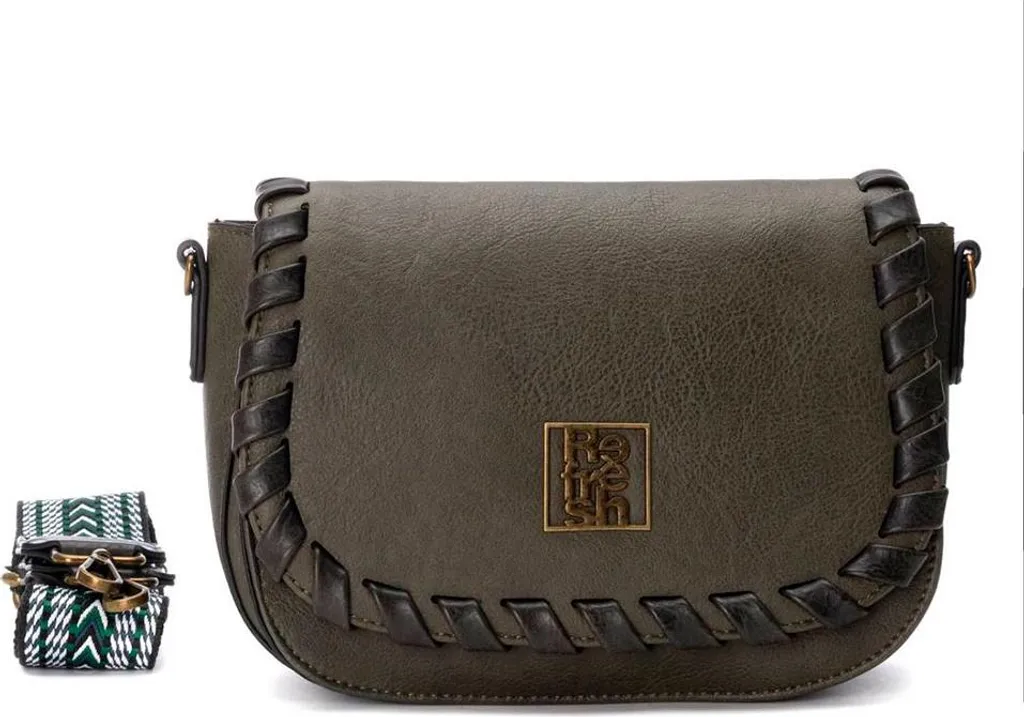 Refresh 183307 Verde - Borsa a Tracolla Minimalista e Sostenibile