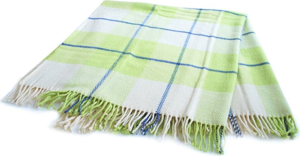 Wolldecke ROMA grün 130x170 cm