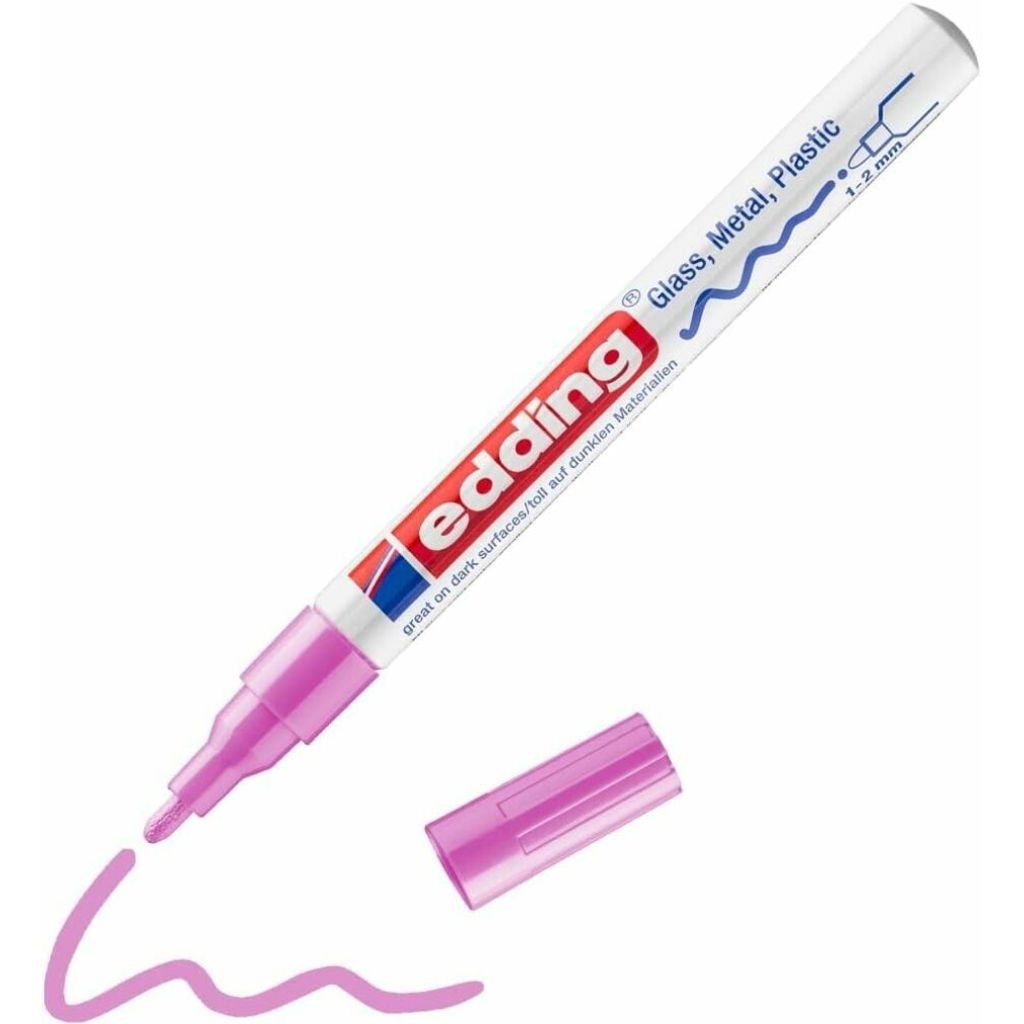 Edding 751, Ružová, Ružová, Biela, 1 mm, 2 mm, 10 kusov Obrázok produktu 