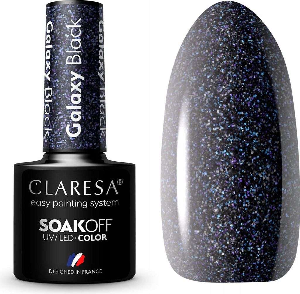 CLARESA Hybrid-Gellack Galaxy Black 5g