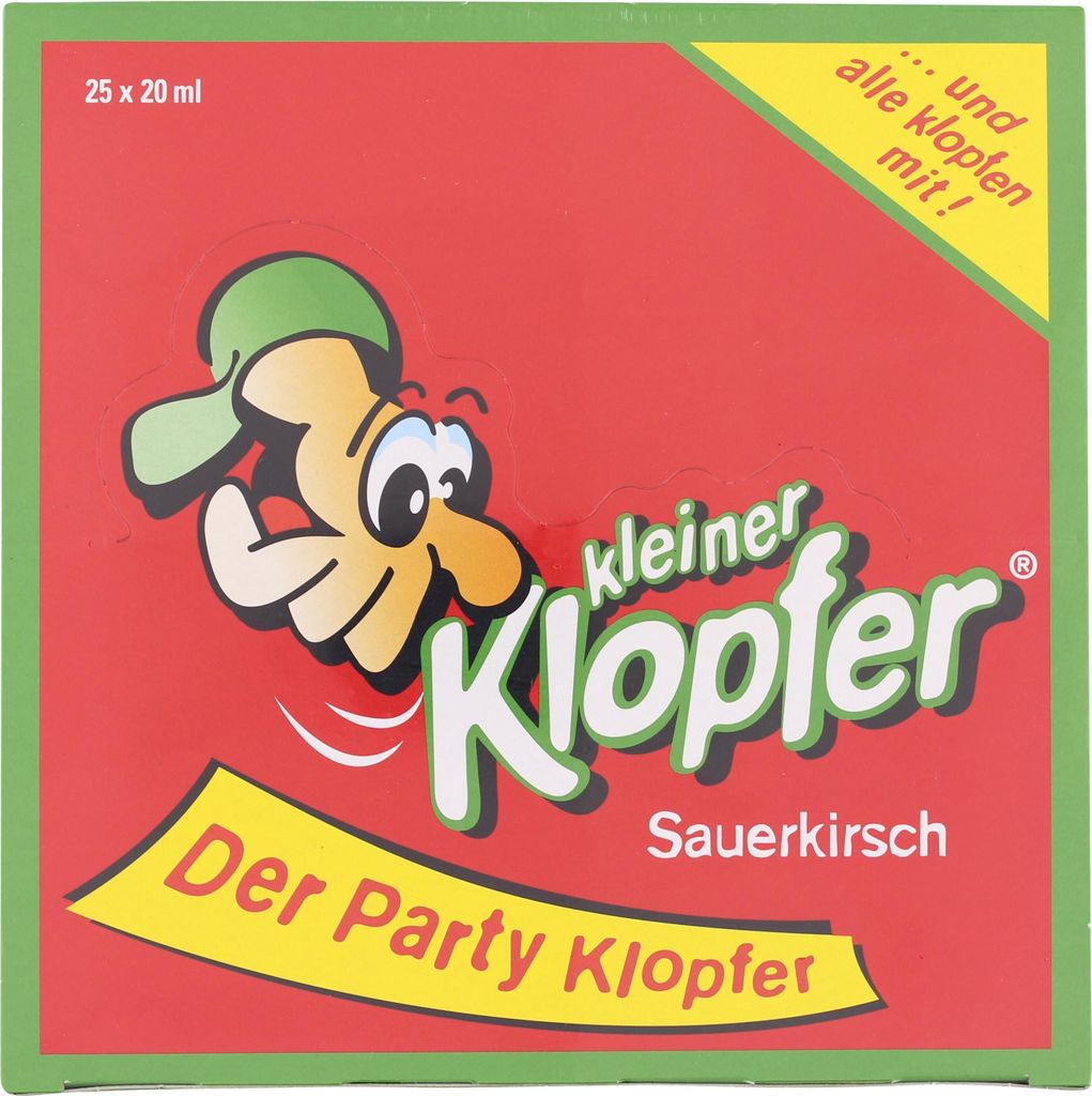 Kleiner Klopfer Vodka Sauerkirsch 25x 20ml 16% Vol. Produktbild 