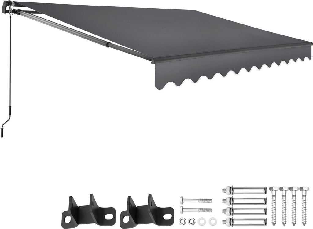 tectake® Gelenkarmmarkise Ornella verschiedene Größen inkl. Produktbild 