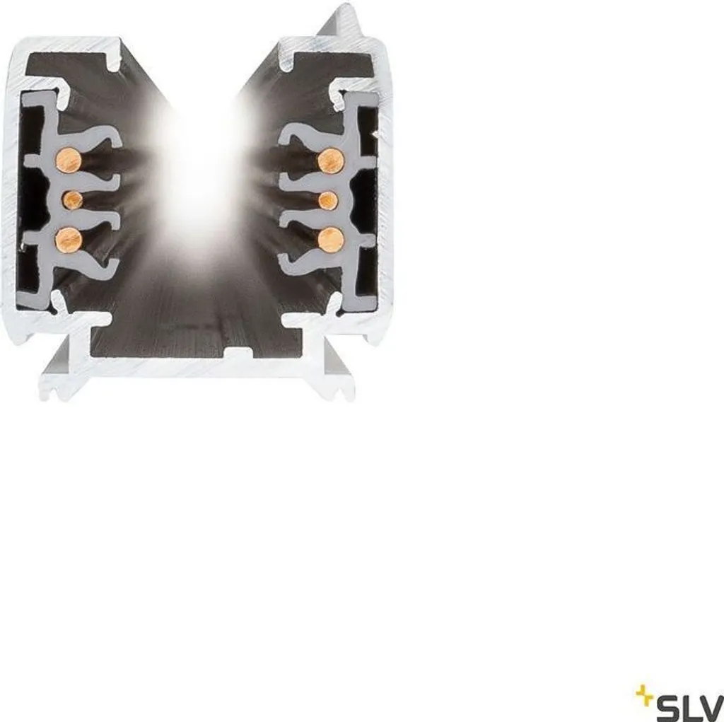 Rail 2m S-TRACK SLV Blanc 1002632 Profilé Aluminium Triphasé Robuste