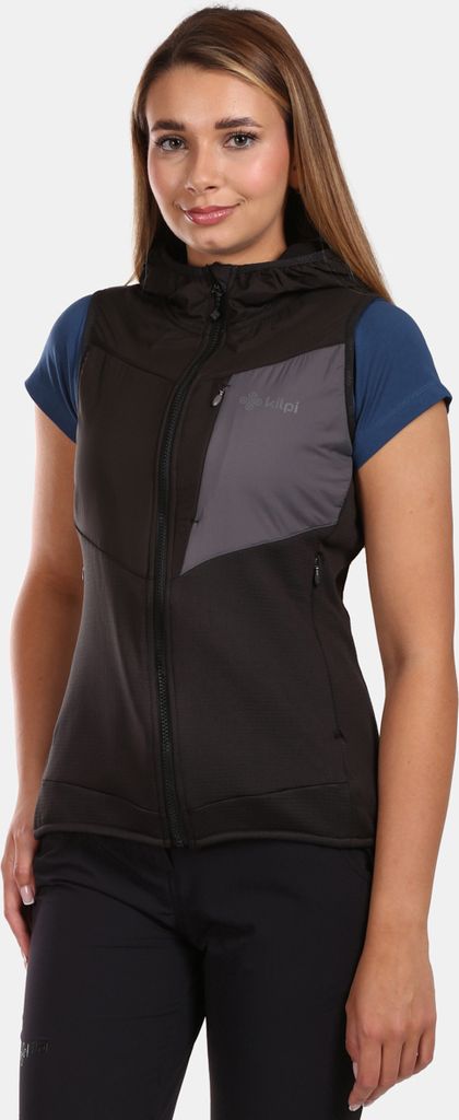 Damen-Fleeceweste Kilpi LENIA-W, SCHWARZ, Größe 36
