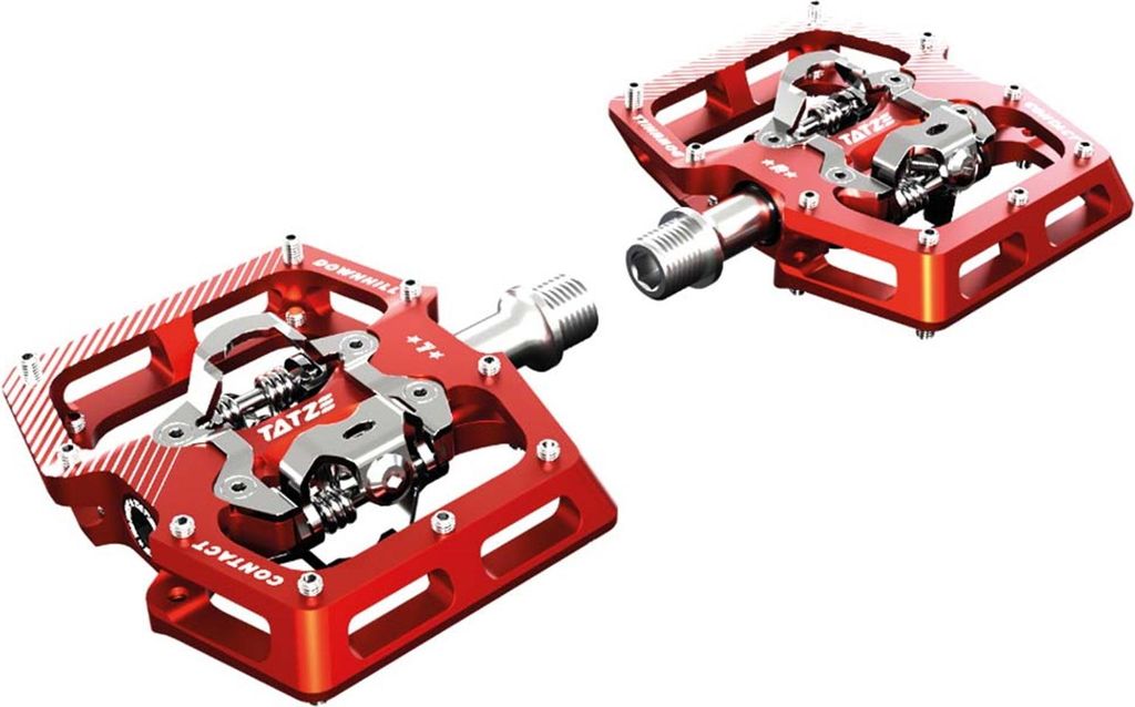 Tatze Klickpedal CONTACT DOWNHILL rot (ART087) Produktbild 