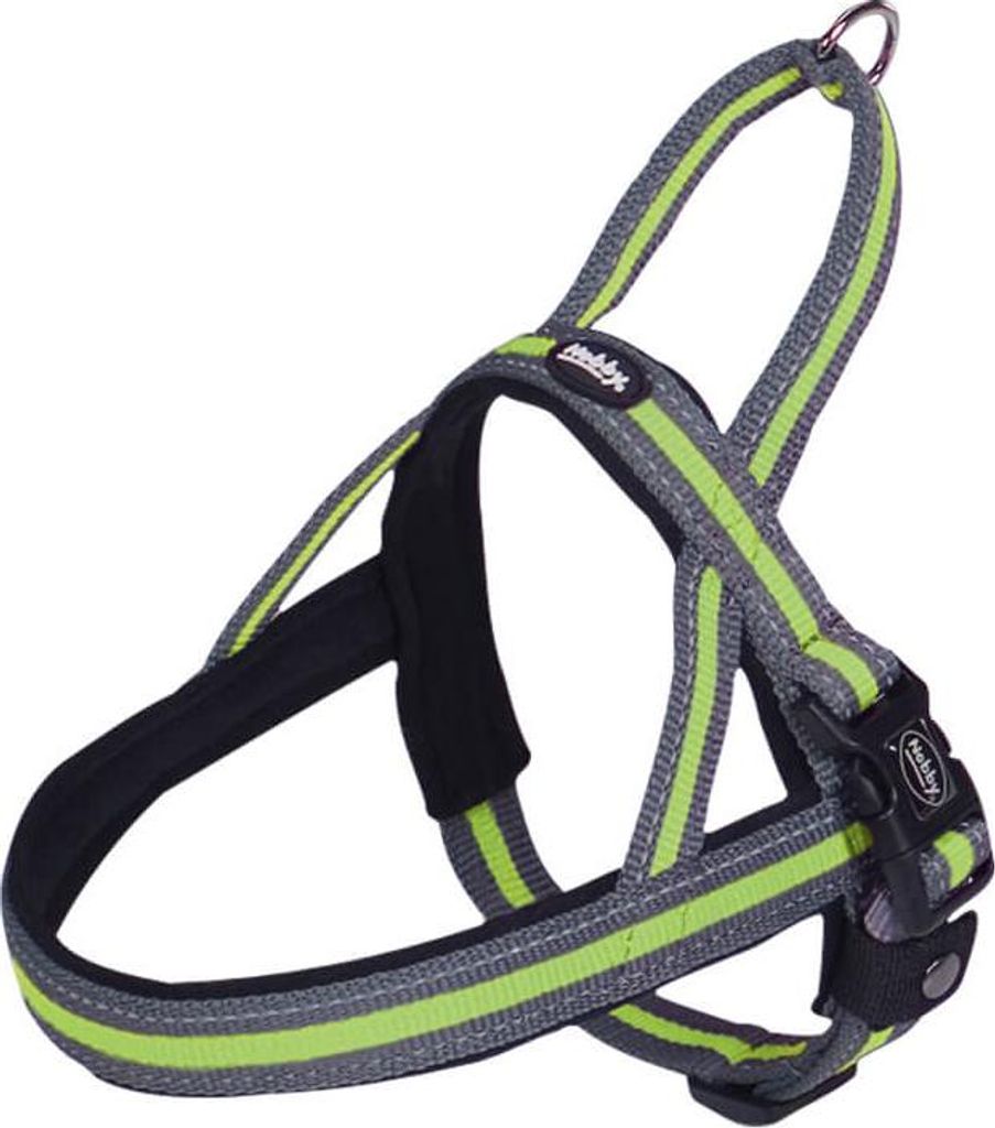 Nobby Norwegergeschirr Variado neongelb, Bauchumfang: 50-64 cm