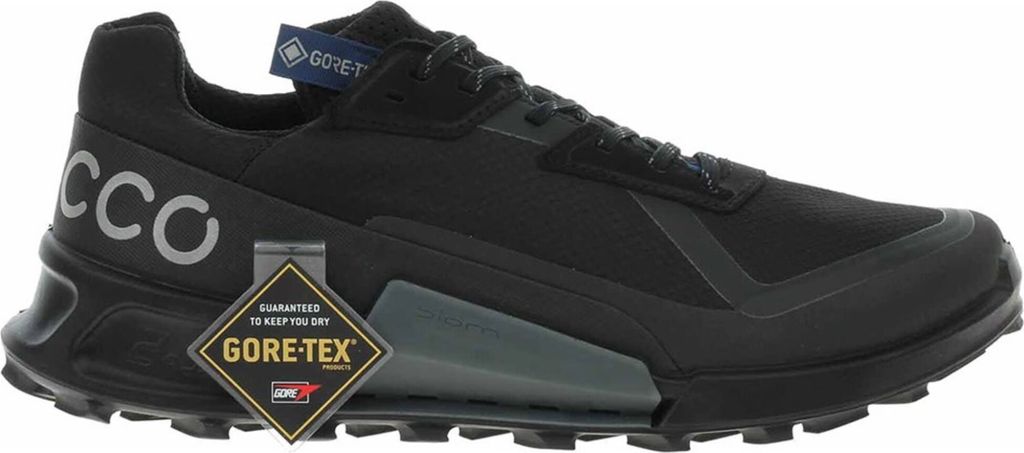 Ecco Biom 2.1 X Country Herren Schnürung Gore Tex Wasserdicht Wandern Schuhe Schwarz Schwarz – 8/8,5 Großbritannien - 42 EU - 8/8,5 US / Schwar...