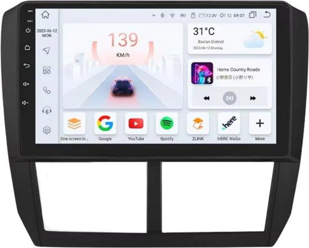 Autoradio Bluetooth Subaru Impreza pour GPS et appels mains libres