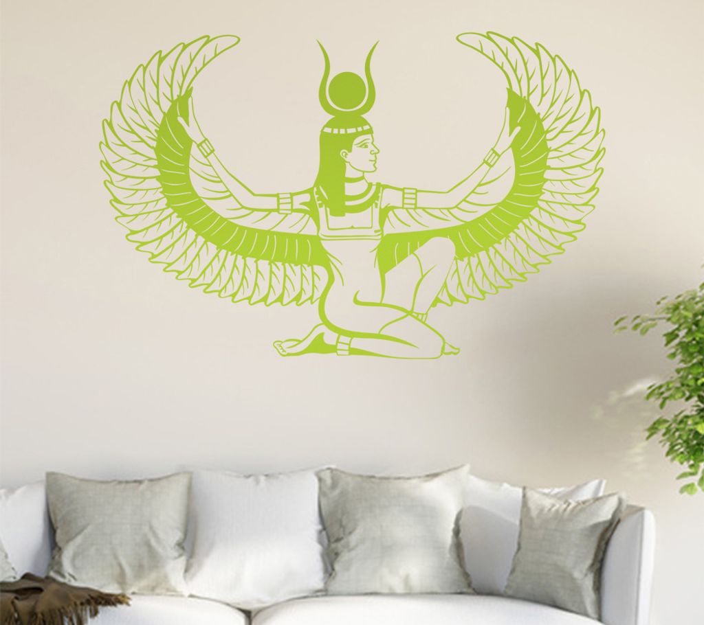 Isis Wandtattoo in 6 Größen - Wandaufkleber Wall Sticker - Dekoration, Küche, Wohnzimmer, Schlafzimmer, Badezimmer