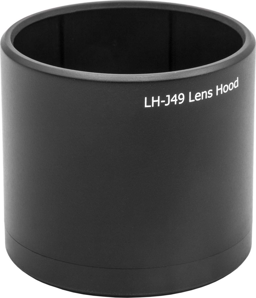 vhbw Gegenlichtblende Ersatz für Olympus LH-J49 für 46mm Objektiv, Schwarz, Kunststoff, Rund, 6,1 cm