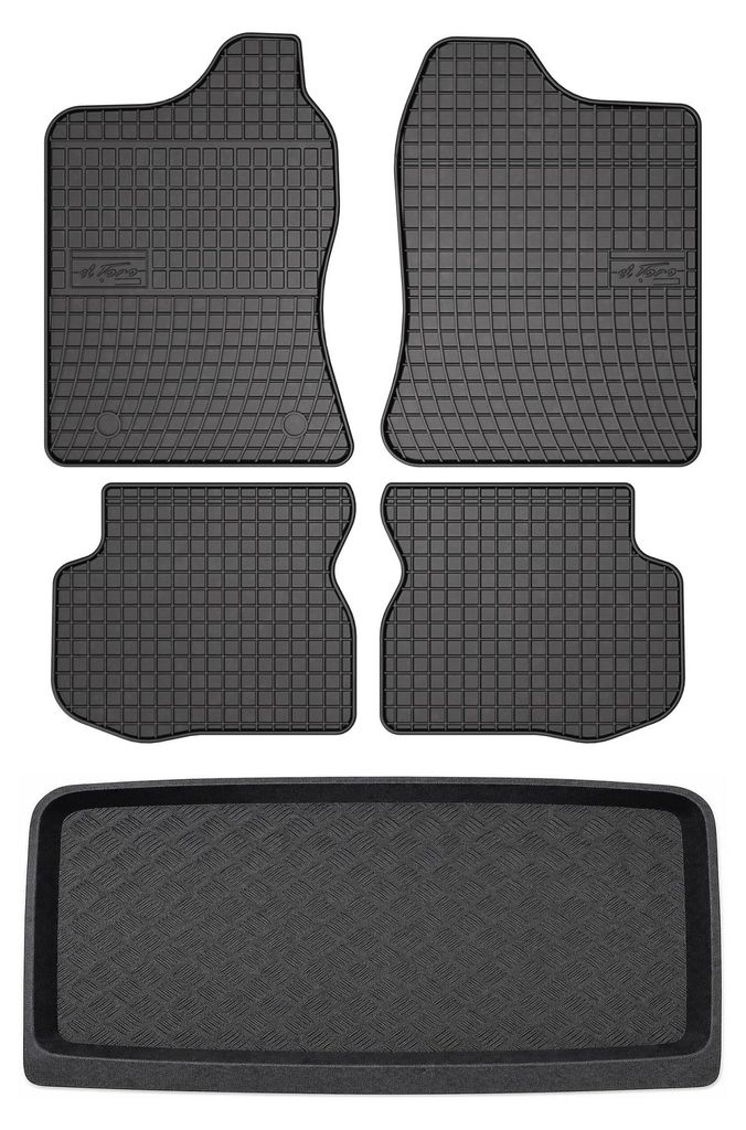 Rubberen automatten + kofferbakmat voor Suzuki Jimny Productafbeelding 