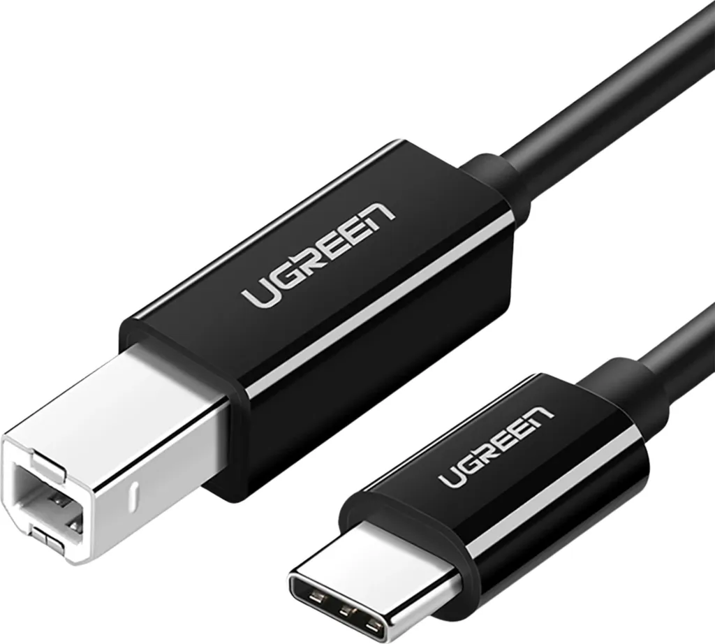 Ugreen Cavo USB C a Tipo B 1m | 480Mbps per Stampanti e Scanner