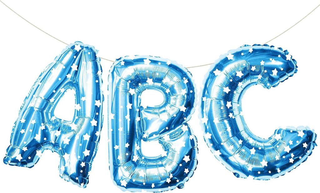 Oblique Unique ABC Folienballon Girlande Schuleinführung Produktbild 