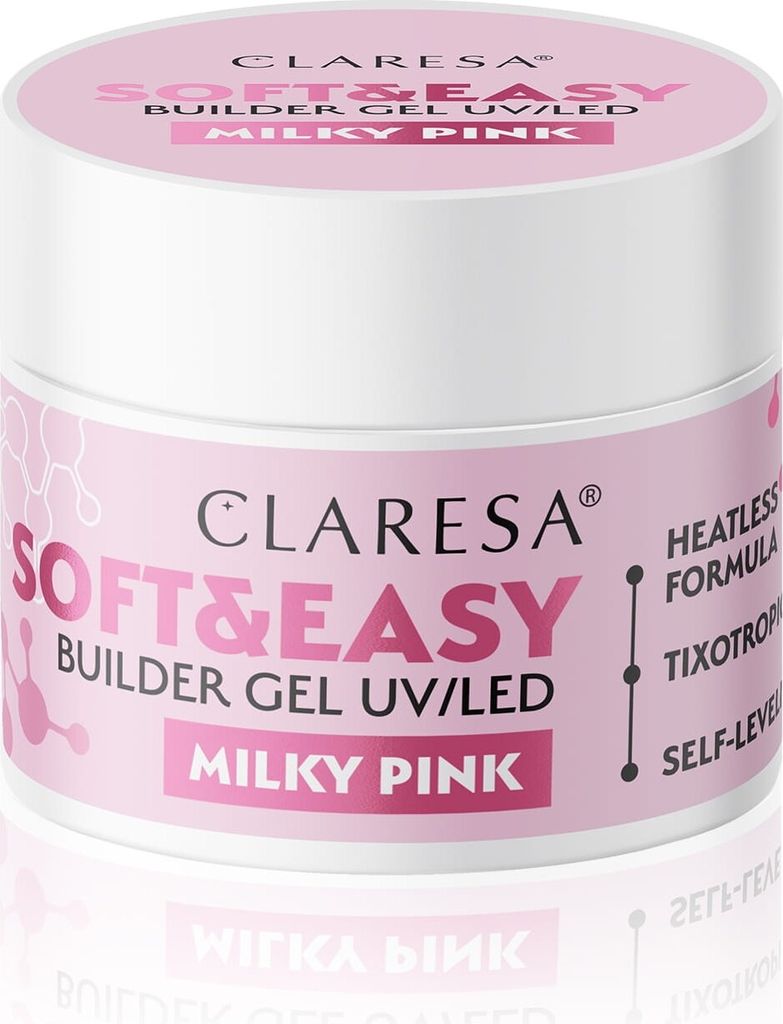 CLARESA Gelknospe SOFT&EASY BUILDER GEL 45 g MILCHROSA