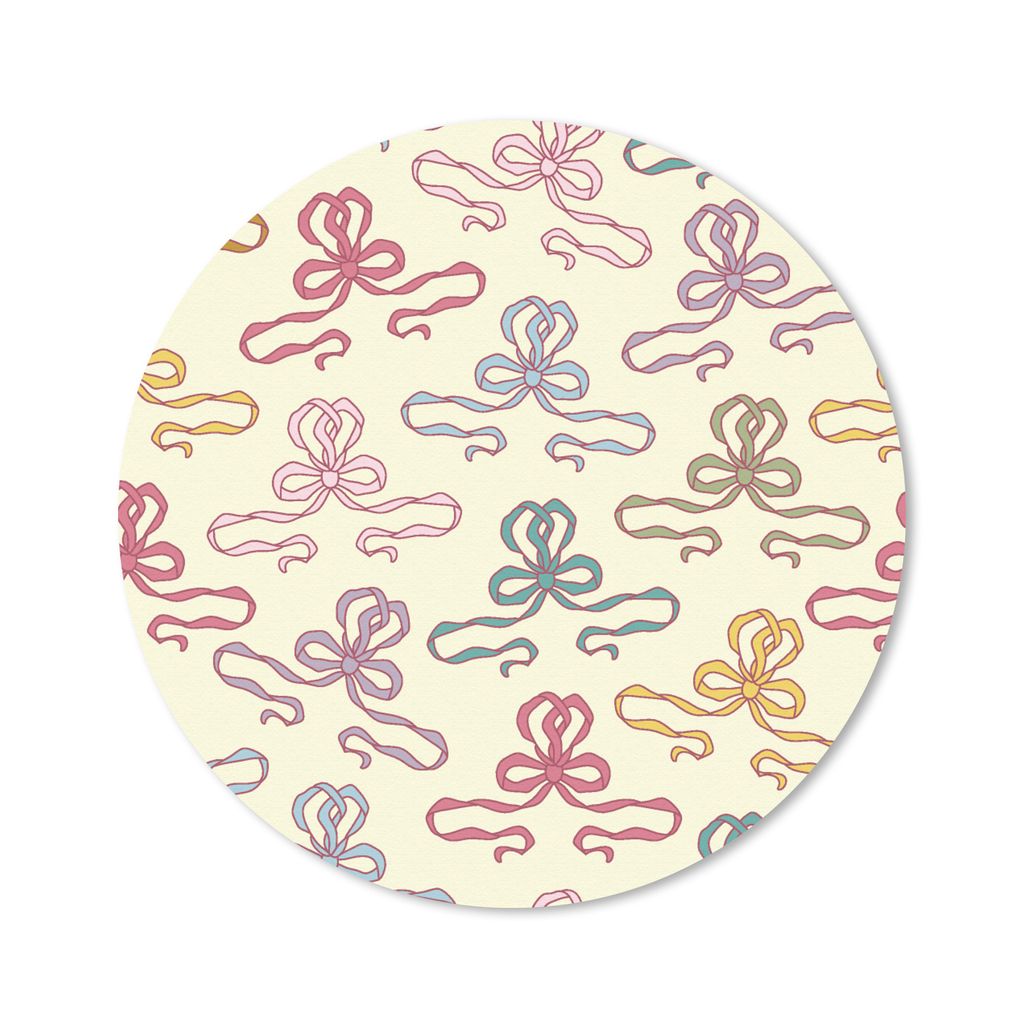 MuchoWow Mauspad Mousepad Fliege - Schnittmuster - Geburt 30x30 cm - Mousepads - Maus Mat - Pad - Mausunterlage - Tischunterlage - Schreibtischma...