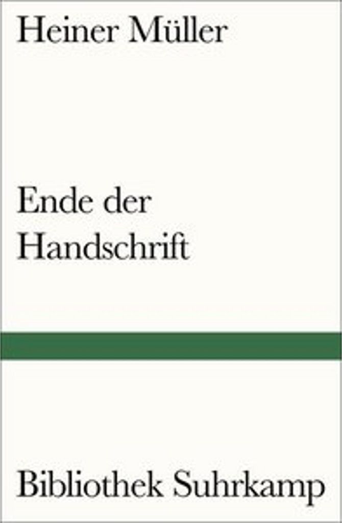 Ende der Handschrift