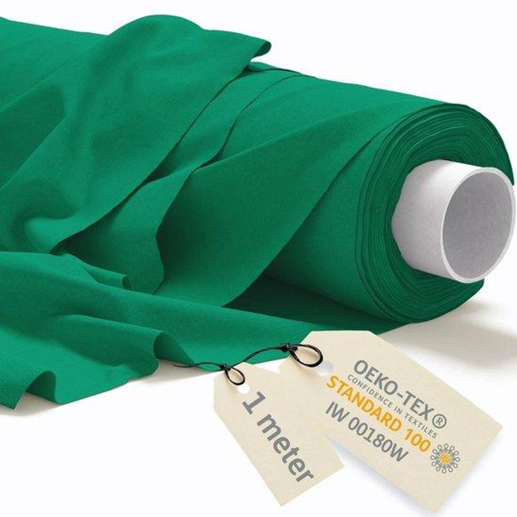 DreamRoots Baumwollstoff als Meterware 1 m x 160 cm, 145 g/m² – Nähstoffe als Meterware – Möbelstoff – Canvas, Segeltuch – Vorhangstoff ...