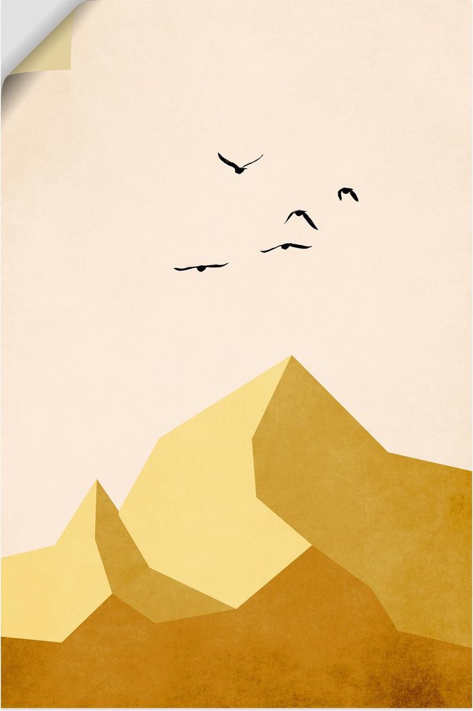 ARTland Wandbild, selbstklebend Zugspitze, DREI Größe: 40x60 cm