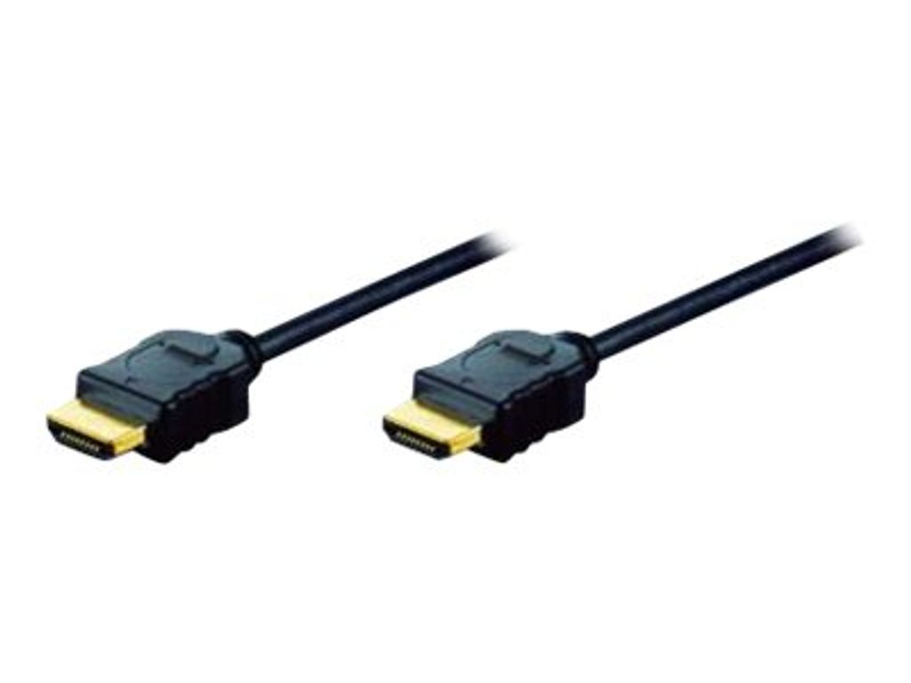 DIGITUS HDMI High Speed mit Ethernet Anschlusskabel, 10m, sw