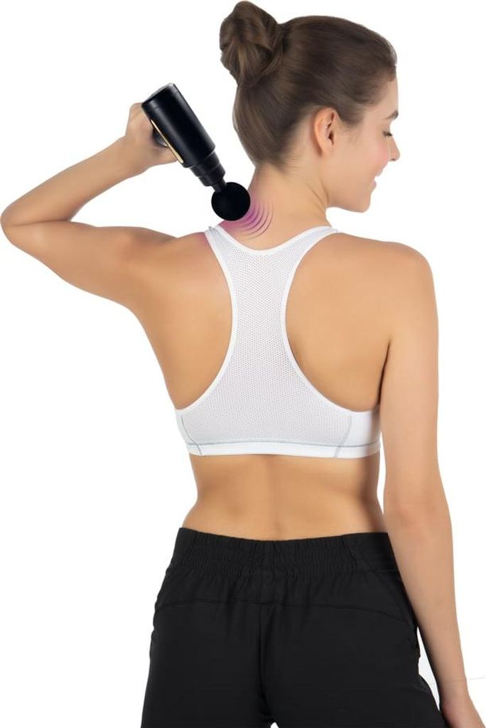 VITALmaxx Mini-massagepistool met 4 opzetstukken | Productafbeelding 