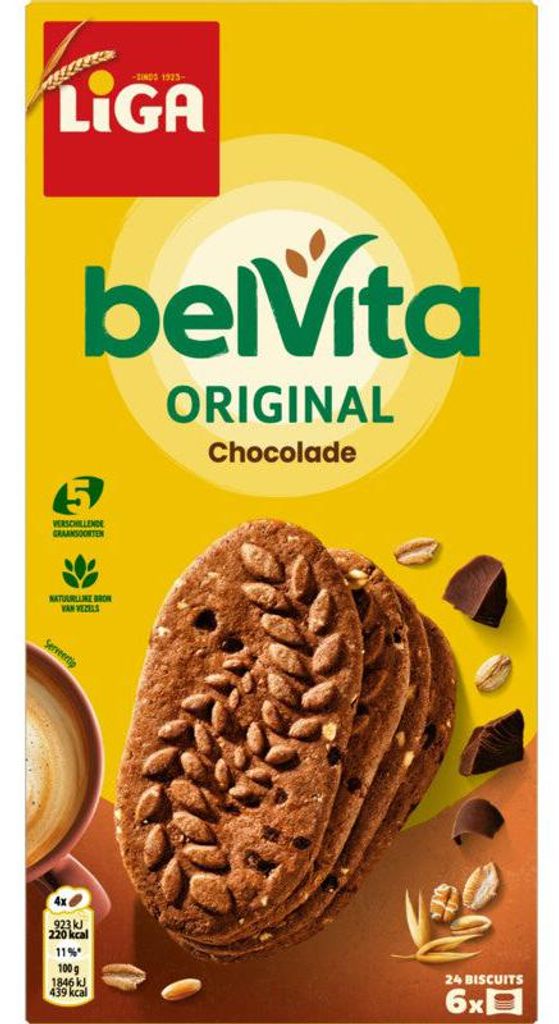 Liga Belvita Schoko Frühstückskekse 300g – Knusprige Produktbild 