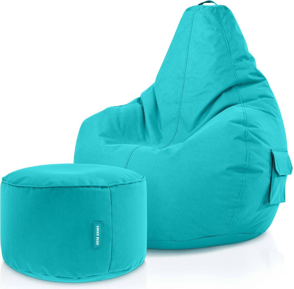 Green Bean® Sitzsack mit Rückenlehne + Hocker "Cozy+Stay" Produktbild 