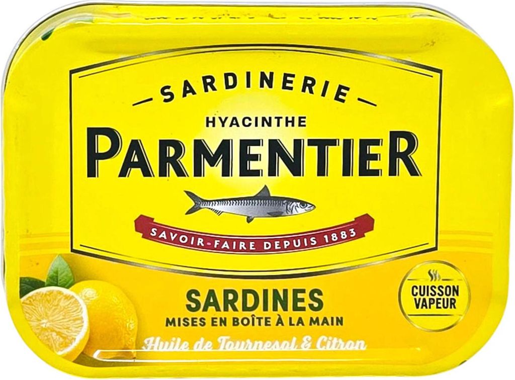 Sardinerie Parmentier Francúzske sardinky: Citrón a Obrázok produktu 