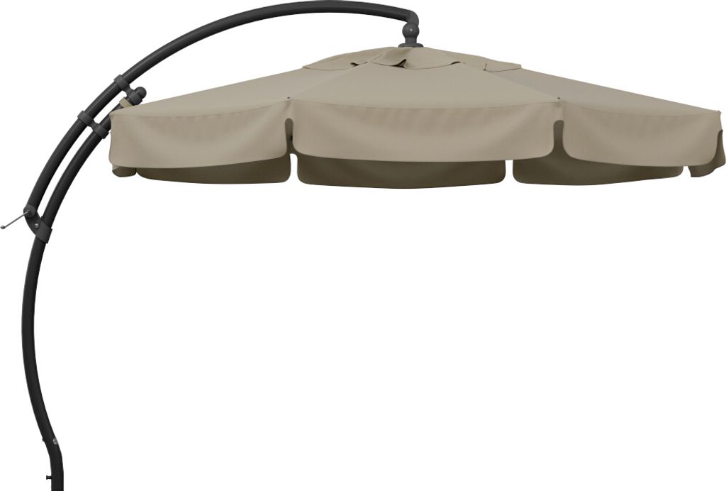 Parasol wspornikowy Sun Garden Easy-Sun 3,5 m antracyt/beż Zdjęcie produktu 