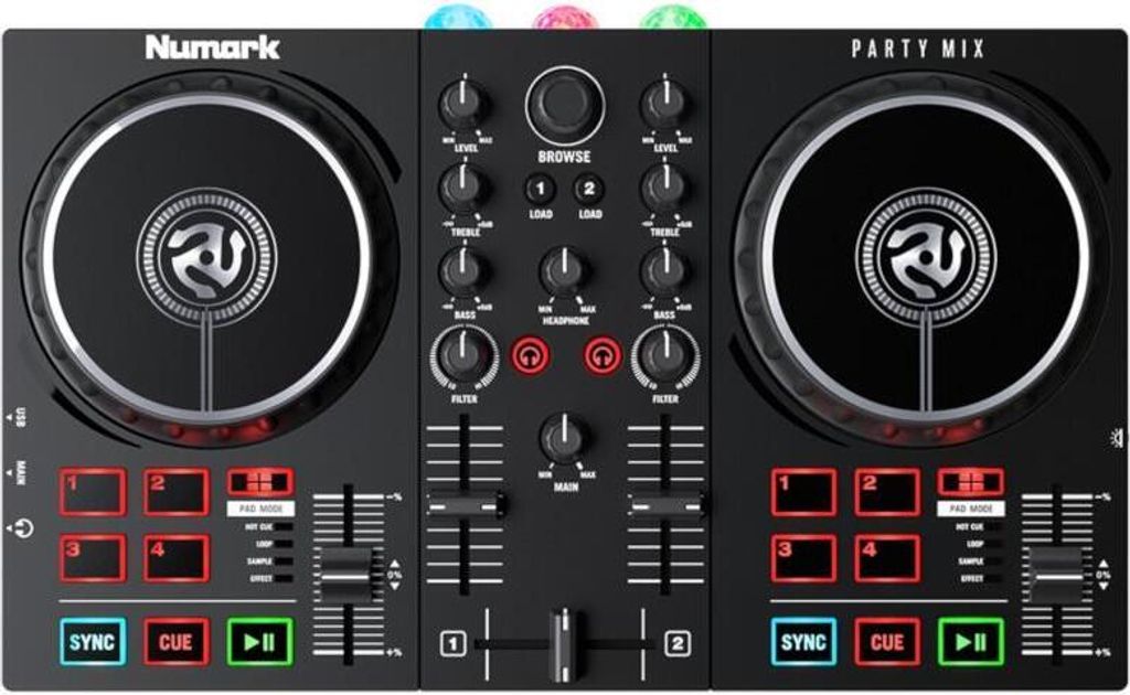 Numark Party Mix MKII Kontroler DJ Zdjęcie produktu 