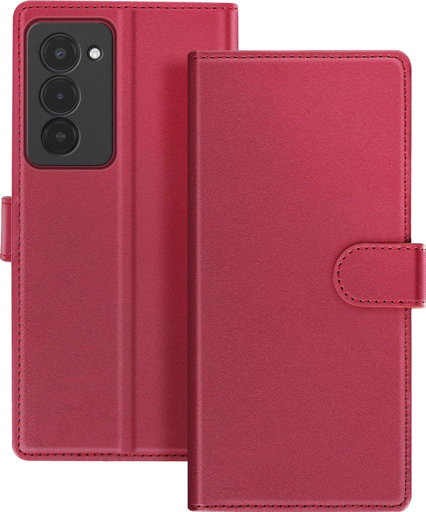 Mayaxess, Folio-Etui iPad Pro 11 (2025) mit Apple Pencil-Halter, Rot