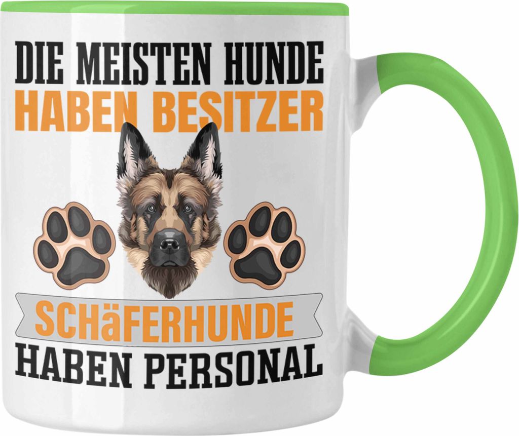 Trendation - Schäferhund Besitzer Tasse Geschenk Lustiger Produktbild 